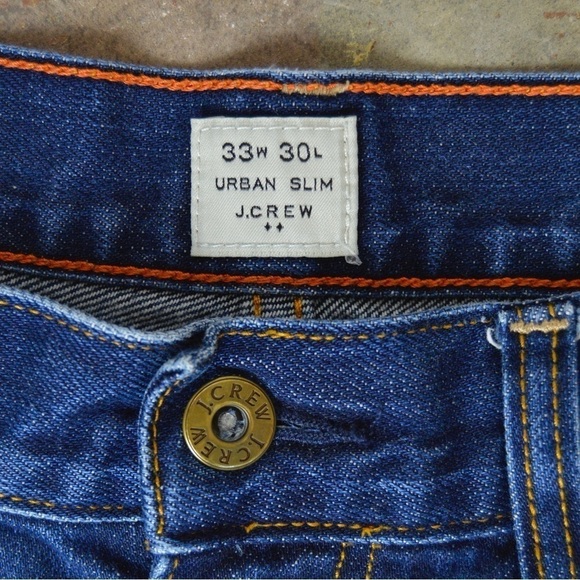 J. Crew Factory Men’s Urban Slim Jeans, Size 33x30 Style 31670 - Picture 3 of 8